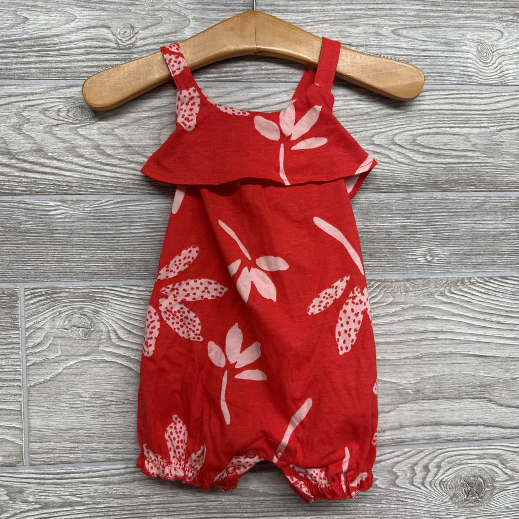 NEW Romper Ruffle & Flowers 3M