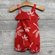 NEW Romper Ruffle & Flowers 3M