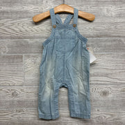 NEW Light Wash Overalls 3-6m