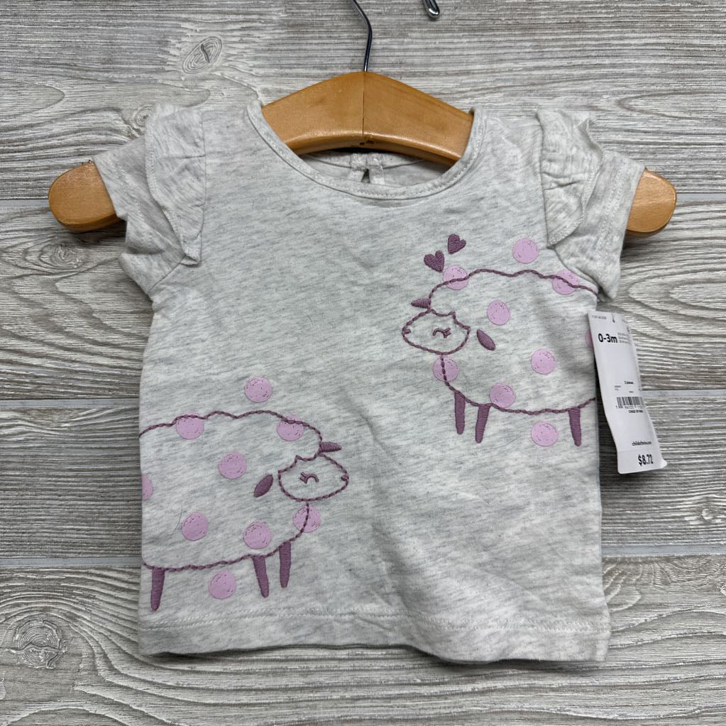 NEW Shirt Sheep 0-3M