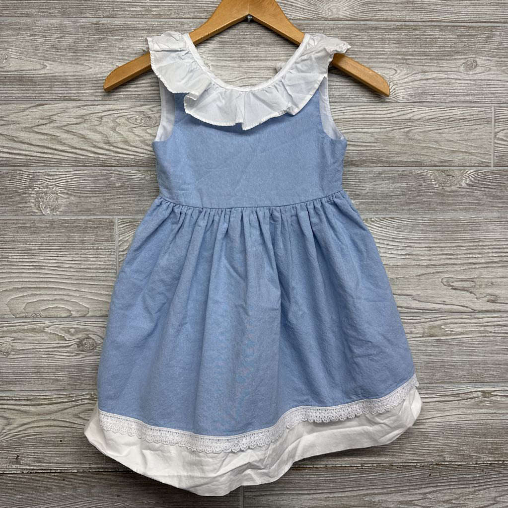 Chambray Dress Ruffles
