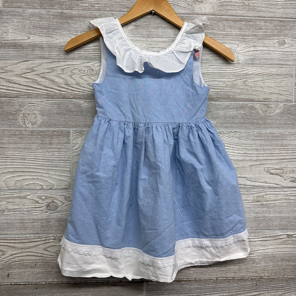 Chambray Dress Ruffles