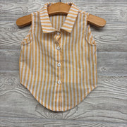 Button Up Tank Top Stripes 12-18m