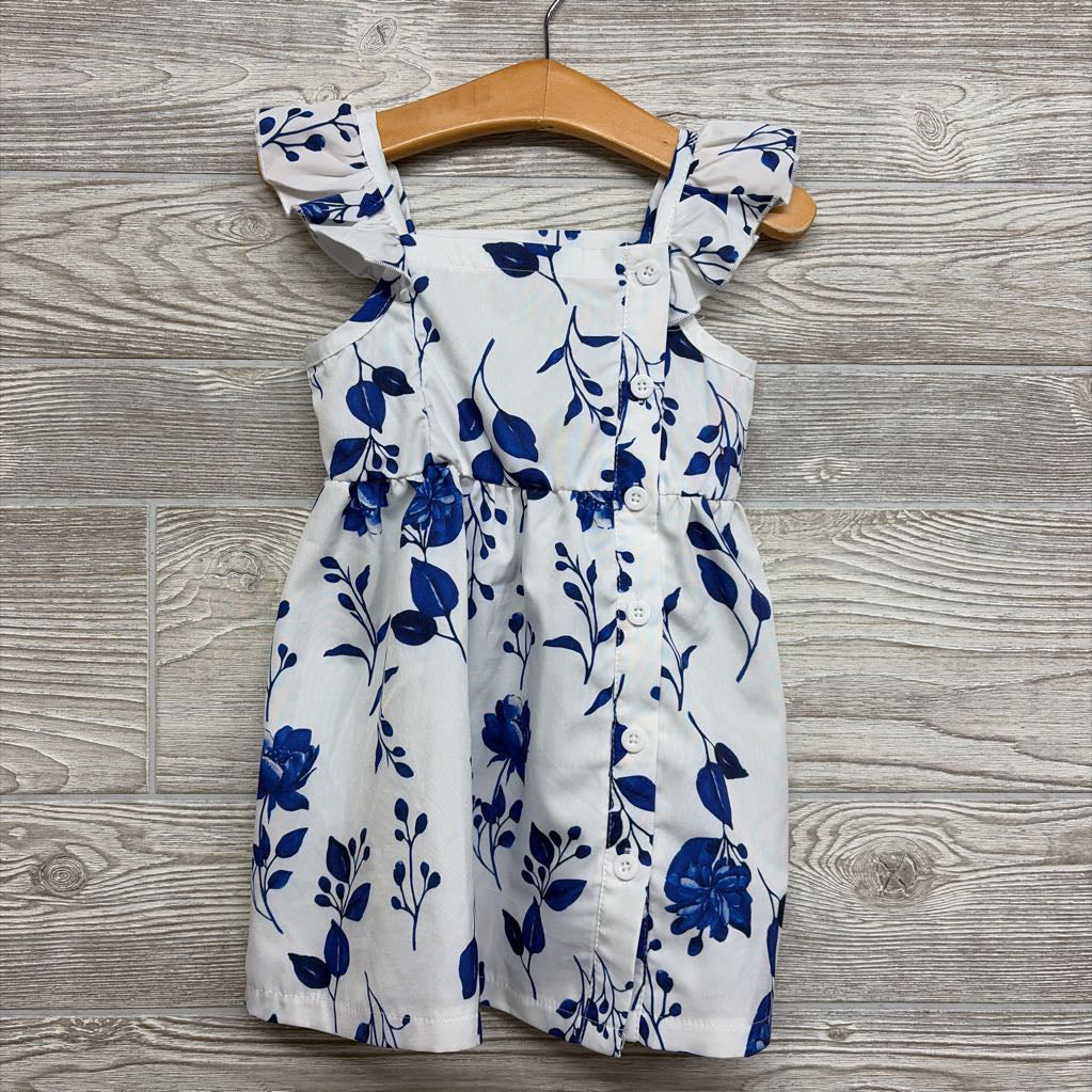 Flutter Strap Dress Flowers 12-18m