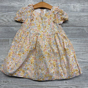 Woven Dress Flowers Ruffles 2t
