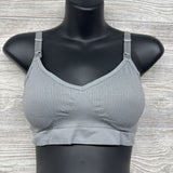 NEW Ribbed Nursing Bra XXL