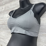 NEW Ribbed Nursing Bra XXL