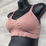 NEW Ribbed Nursing Bra Medium