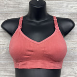 NEW Ribbed Nursing Bra XL