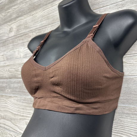 NEW Ribbed Nursing Bra XL