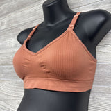 NEW Ribbed Nursing Bra Small