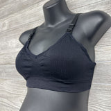 NEW Ribbed Nursing Bra Small
