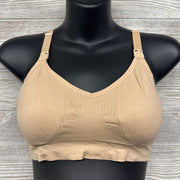NEW Ribbed Nursing Bra Large