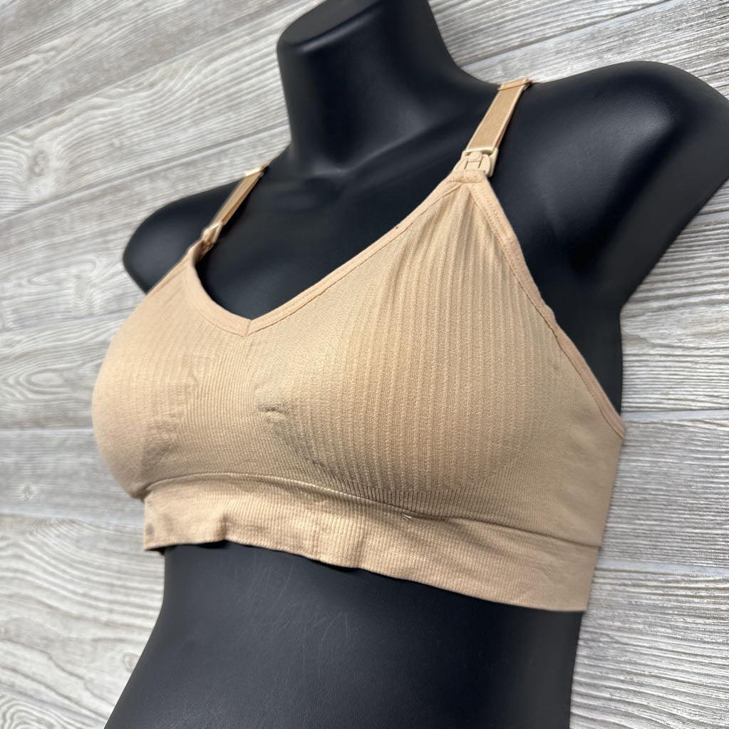NEW Ribbed Nursing Bra Large