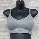 NEW Ribbed Nursing Bra Large