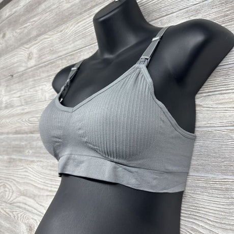 NEW Ribbed Nursing Bra Large