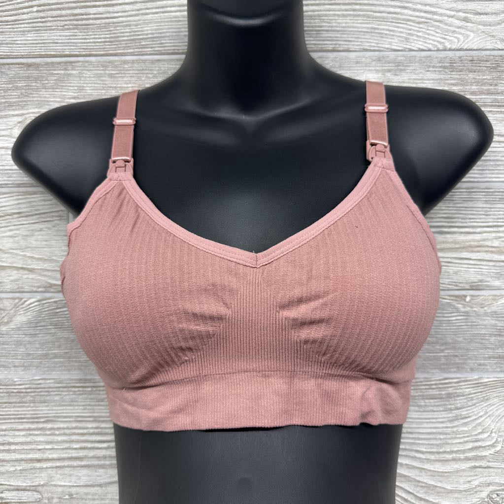 NEW Ribbed Nursing Bra Large