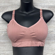NEW Ribbed Nursing Bra Large