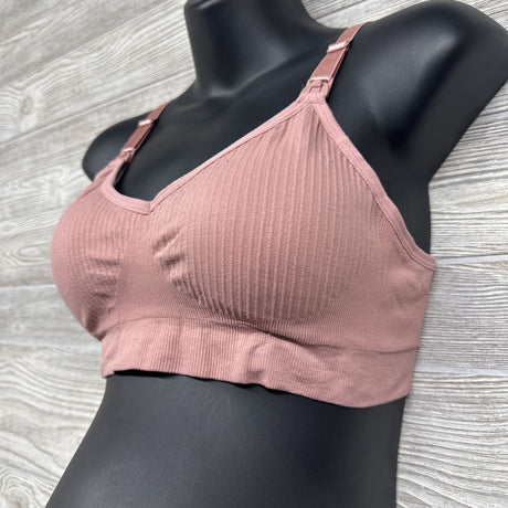 NEW Ribbed Nursing Bra Large