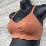 NEW Ribbed Nursing Bra Large