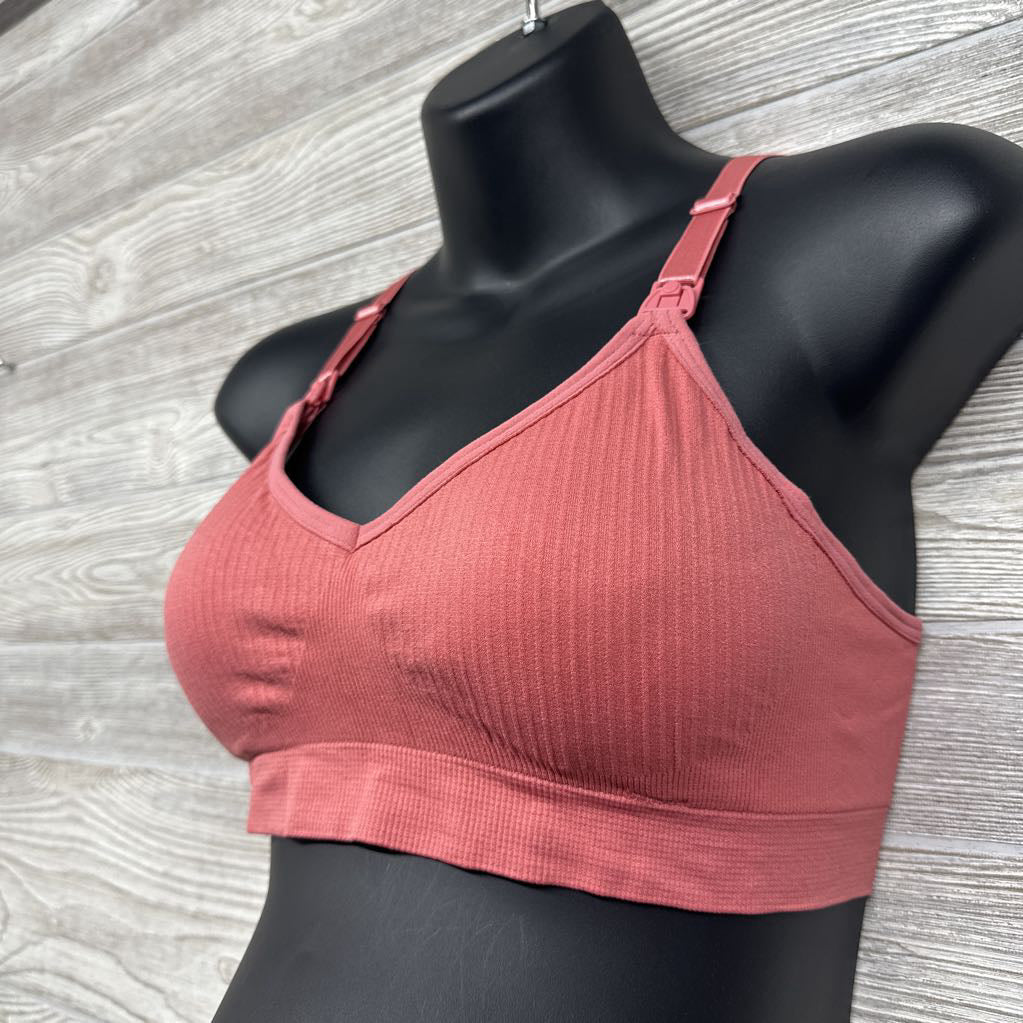 NEW Ribbed Nursing Bra Large