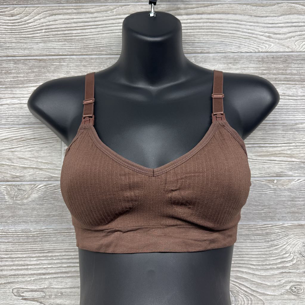 NEW Ribbed Nursing Bra Large