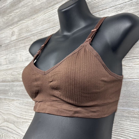 NEW Ribbed Nursing Bra Large