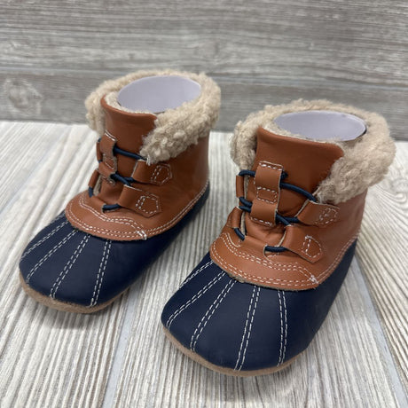 NEW First Kicks Faux Fur Conner Boots 18-24m