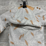 LS Shirt & Pants & Hat Leaves 9M