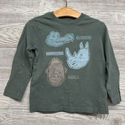 LS Shirt Alligator Rhinoceros 3t