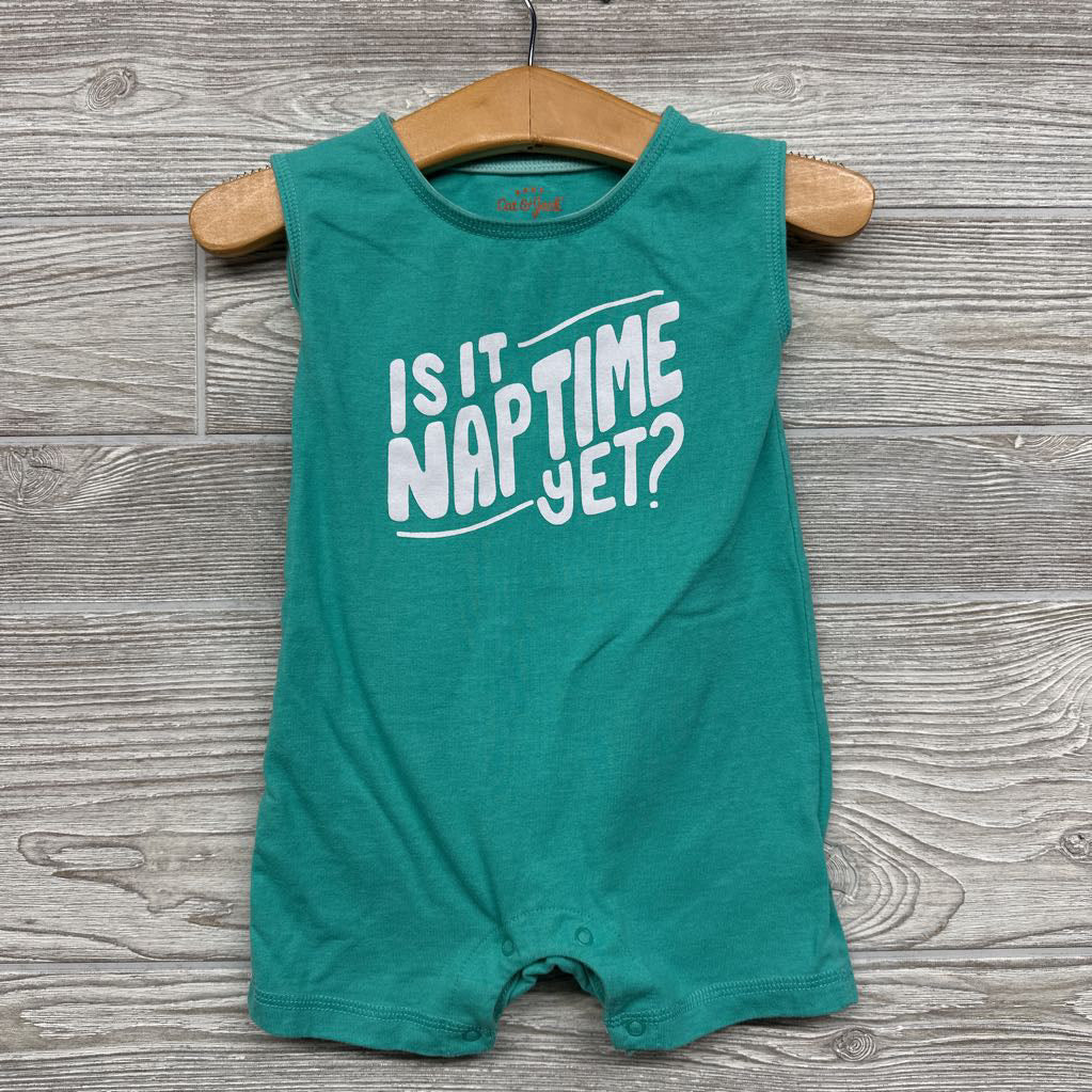 Shorty Romper Is It Nap Time Yet 3M