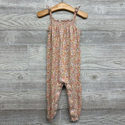Smocked Tank Jumpsuit Flowers 24M