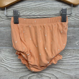 Ribbed Shirt & Shorts Ruffle Sleeve Cuff 6M