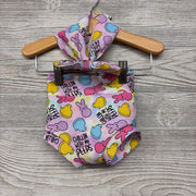 Bummies & Headwrap Bow Chillin With My Peeps 0-3M