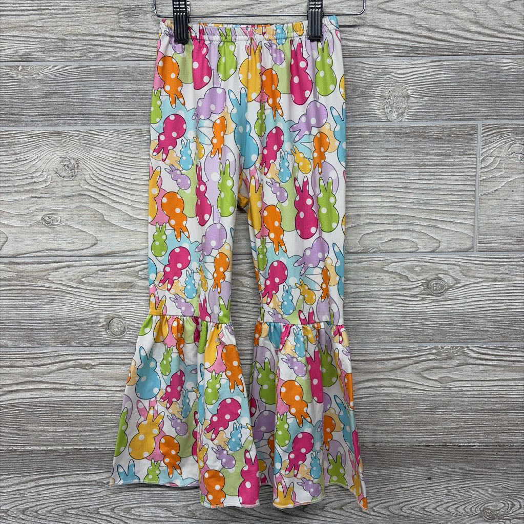 Bell Bottom Pants Bunnies Dots 4T
