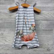 Tank Romper Bunnies In Umbrella 3M