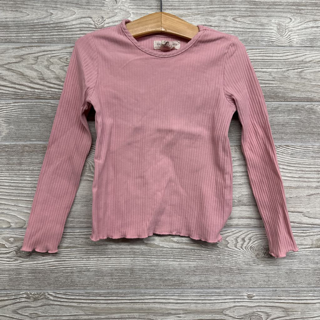 LS Ribbed Shirt Lettuce Trim 5