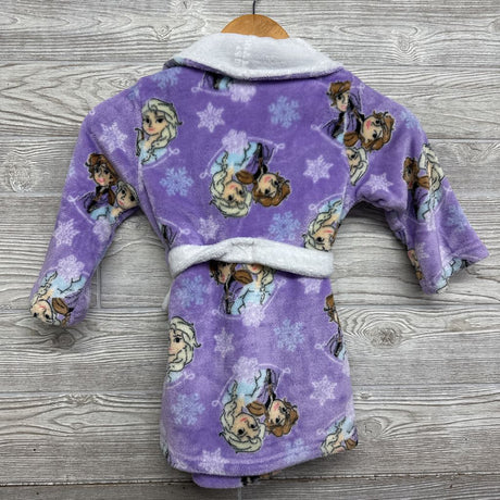 Plush Bath Robe Anna Elsa 4T