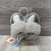 NEW Metallic Slide Slipper Shoes 5-6c