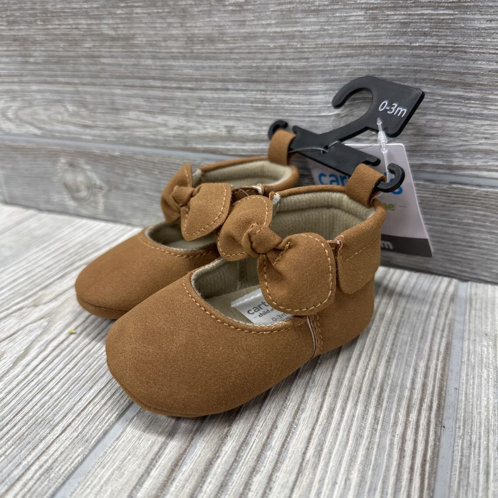 NEW Bow Moccasins Crib Shoes Bow 1c