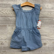 NEW Square Neck Chambray Romper 2T