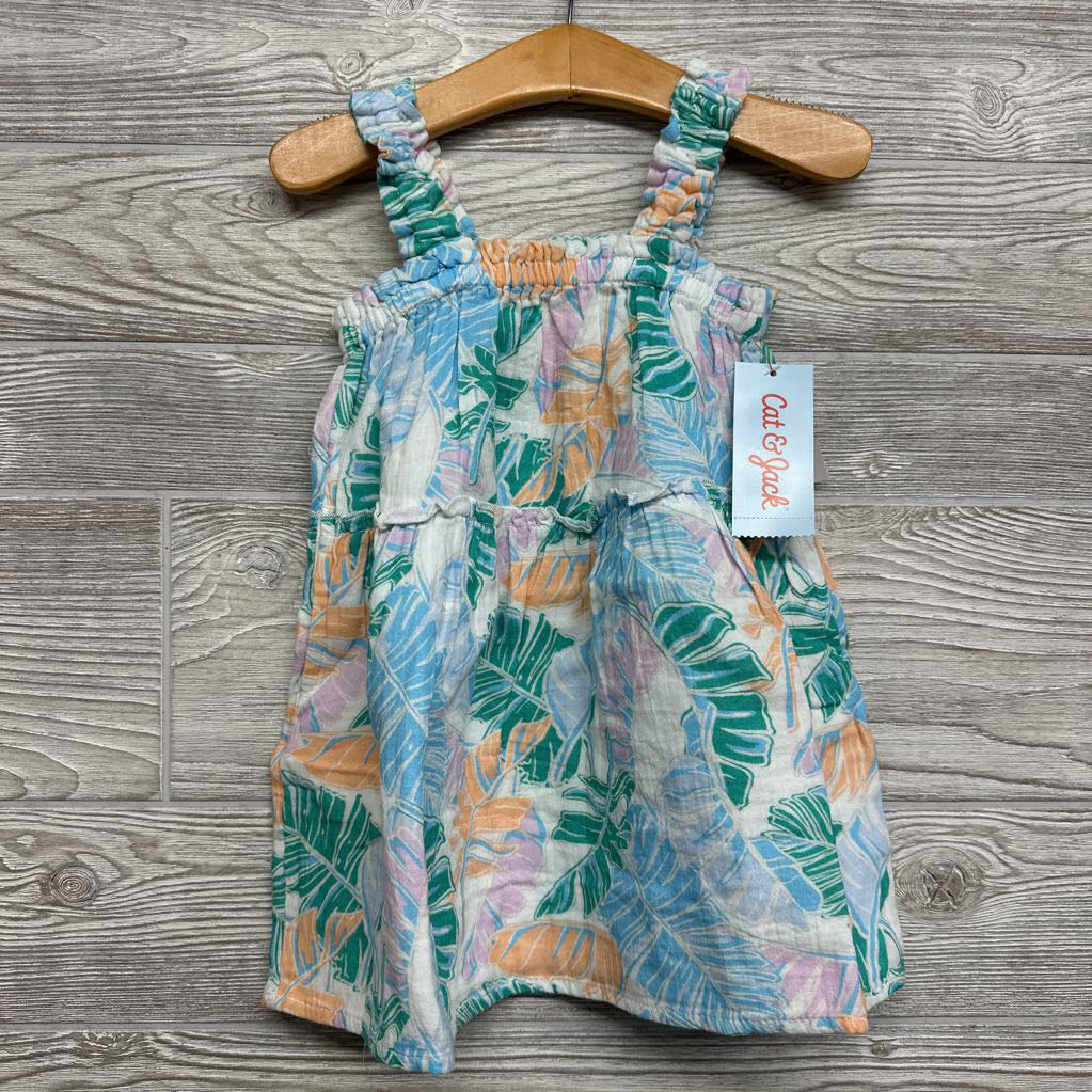 NEW Tank Dress Flowers 2T