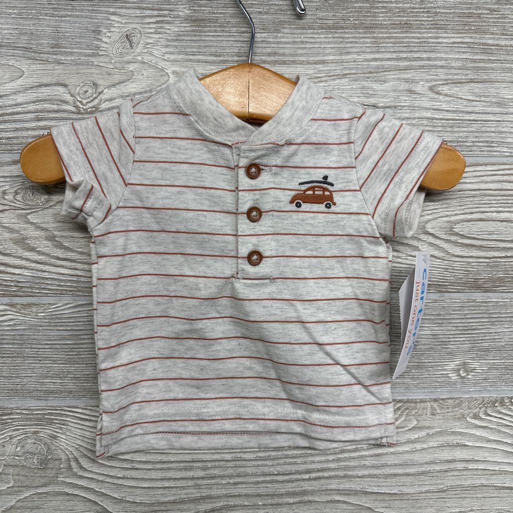 NEW Henley Shirt Stripes Car NB