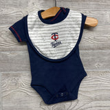 NEW Bodysuit, Bib & Booties Minnesota Twins NB