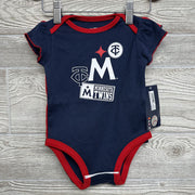NEW 2 Pk Bodysuits Minnesota Twins Lettuce Trim 6-9M