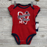 NEW 2 Pk Bodysuits Minnesota Twins Lettuce Trim 6-9M