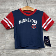 NEW Mesh V Neck Shirt Minnesota Twins 12M