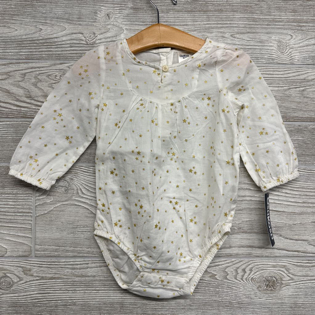 NEW Bodysuit Glitter Stars 12M