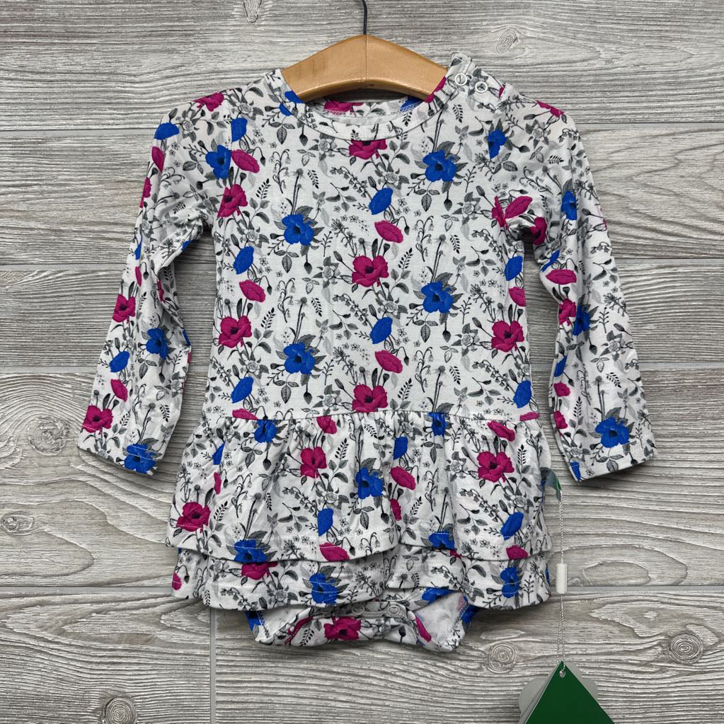 NEW Bamboo Poppy LS Bodysuit 12-18m