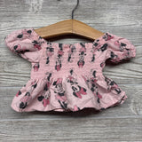 Smocked Linen Shirt & Pants Minnie Mouse 0-3M